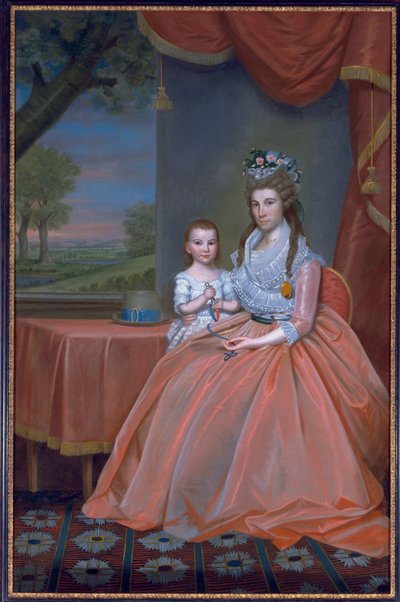 Mrs. Elijah Boardman and Her Son, William Whiting Boardman, c.1796 by Ralph Earl